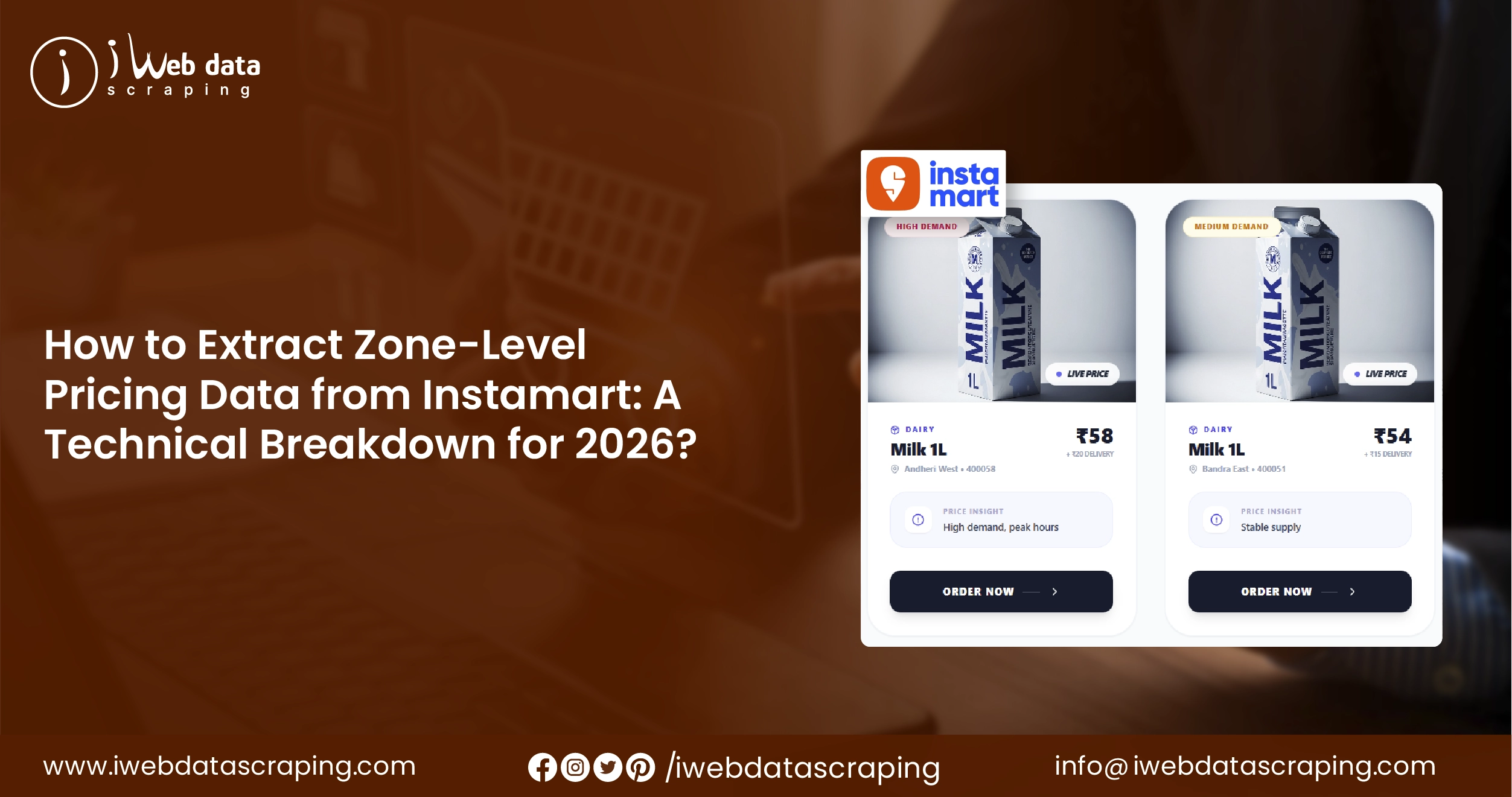How Zone-Level Pricing Data from Instamart Helps in Hyperlocal Competitive Intelligence